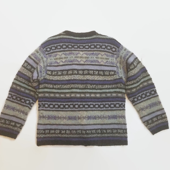 Northern Isles Wool Scottish Cardigan Sweater - Picture 12 of 16